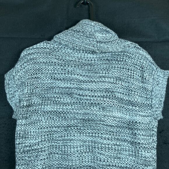 Maurices Womens Sweater Gray Cowl Neck Short Sleeve Knit Pullover Stretch Large - Picture 11 of 12
